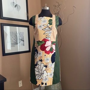 RAOUL Block Panelled Shift Dress Sleeveless, Sz 4